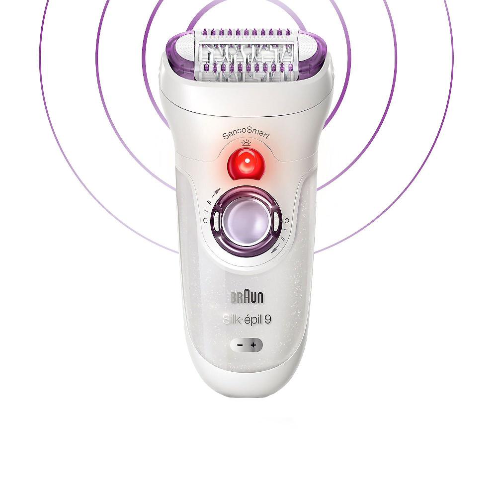 QVC Braun Epilatore elettrico Silk-épil 9-700 SensoSmart™ Pezzi Unici