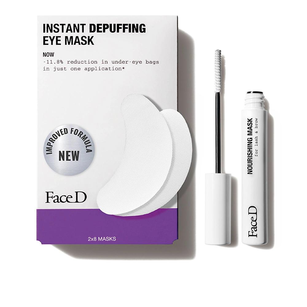 QVC Face-D Maschera ciglia e sopracciglia e Patch contorno occhi Presa