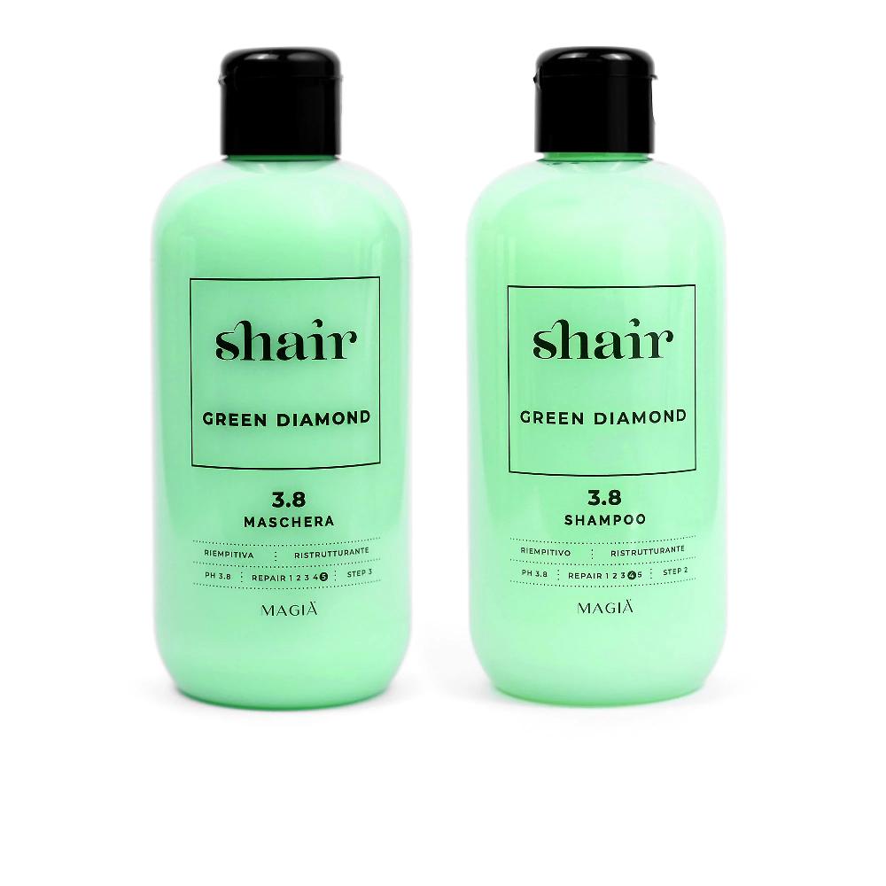 QVC SHAIR Green Diamond: shampoo + maschera con aceto e pantenolo Online