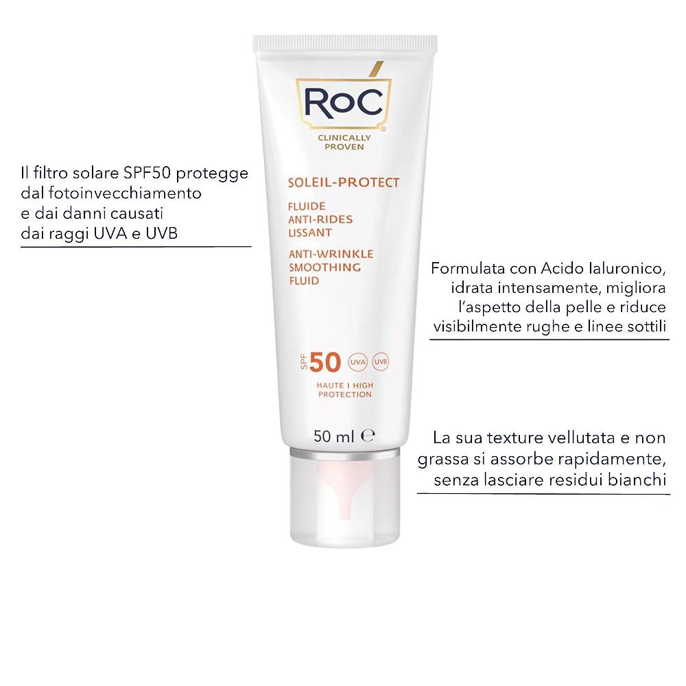 QVC RoC Protezione solare Soleil SPF50+ Lightning offer