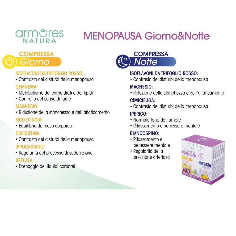 QVC Armores Menopausa 30+30cpr Giorno & Notte Esporta salva