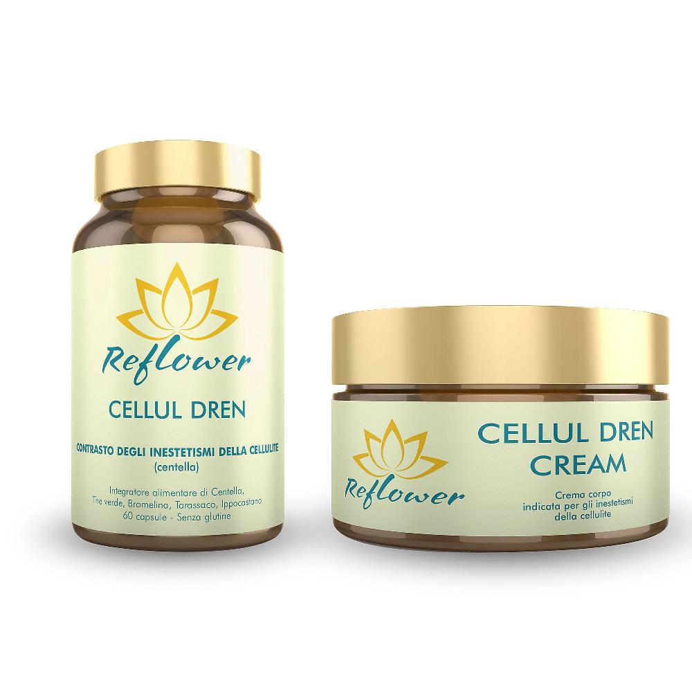 QVC Reflower Kit Celluldren: crema + integratore alimentare Spedizione Gratuita