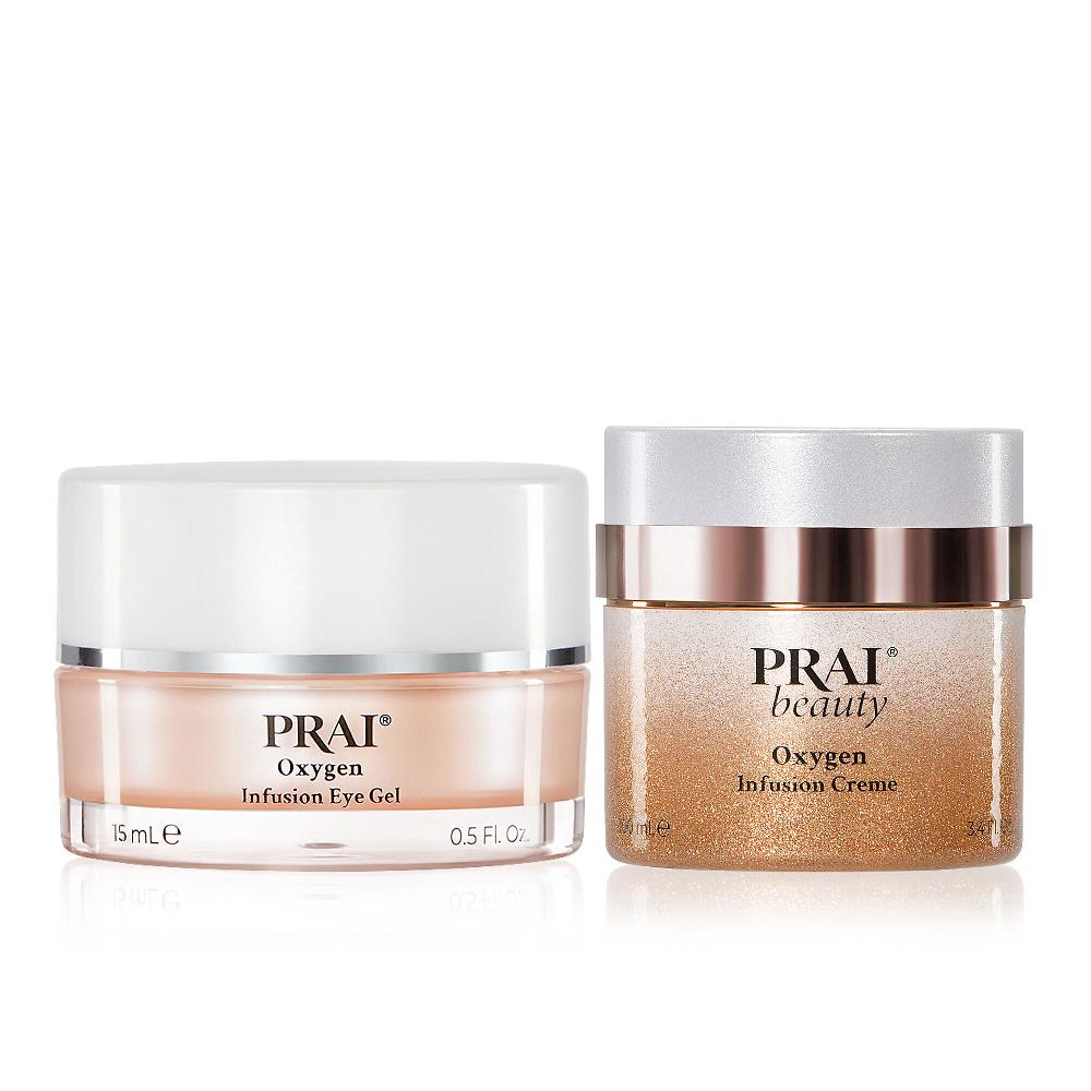 QVC PRAI Oxygen Infusion Duo: crema idratante e contorno occhi Economico