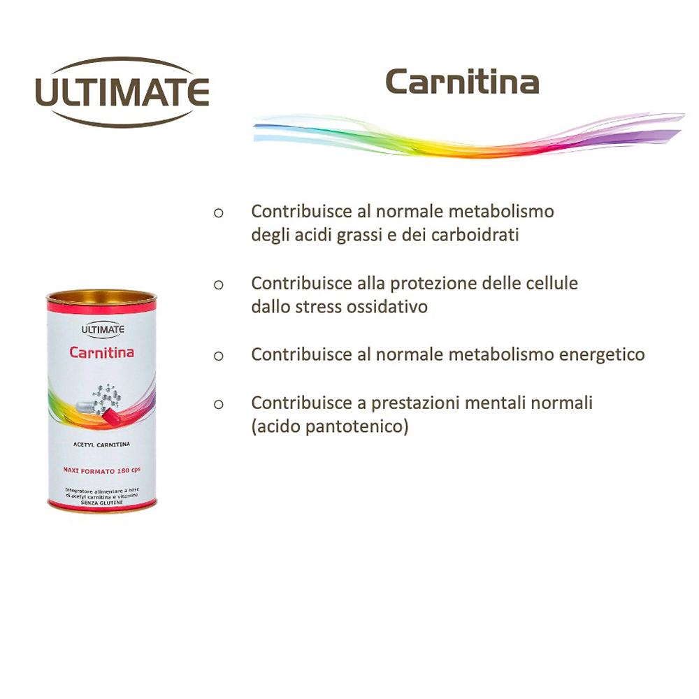 QVC Ultimate Carnitina Integratore alimentare (180cps) Online