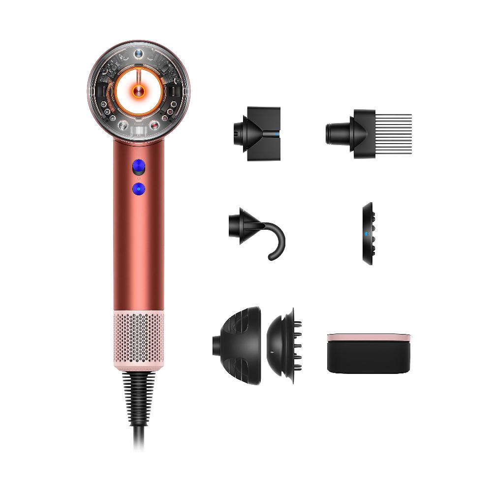 QVC Dyson Supersonic Nural™ Strawberry Bronze Asciugacapelli + box