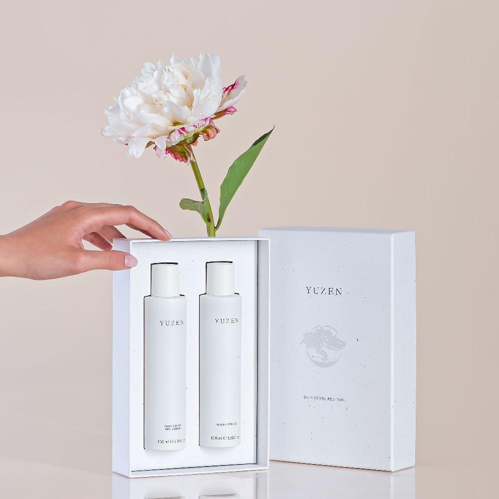 QVC Yuzen Peeling viso delicato e lozione rigenerante Offerta Pasqua