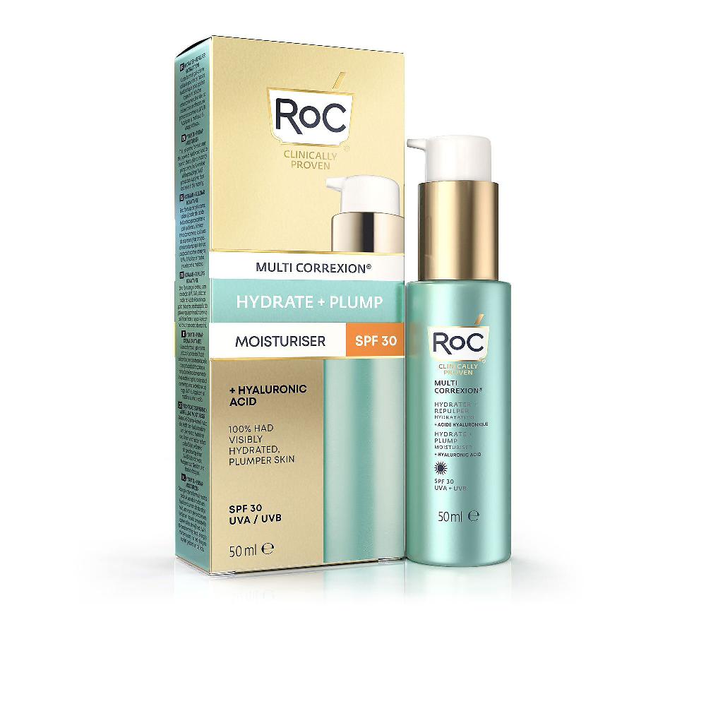 QVC RoC Multi Correxion Hydrate + Plump crema viso con SPF30 Enormi risparmi