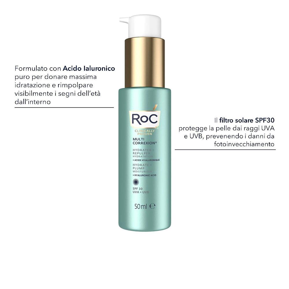 QVC RoC Multi Correxion Hydrate + Plump crema viso con SPF30 Enormi risparmi