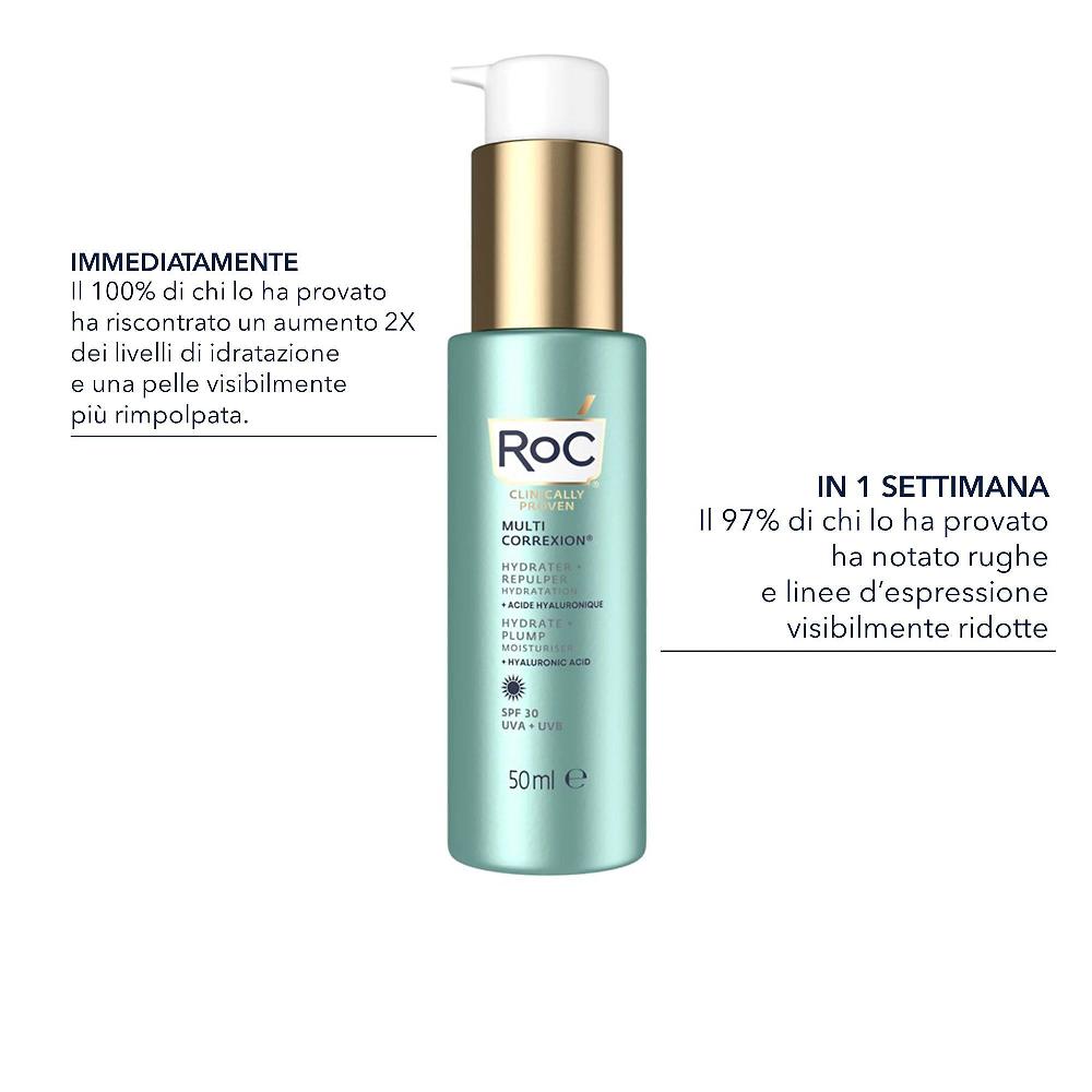 QVC RoC Multi Correxion Hydrate + Plump crema viso con SPF30 Enormi risparmi