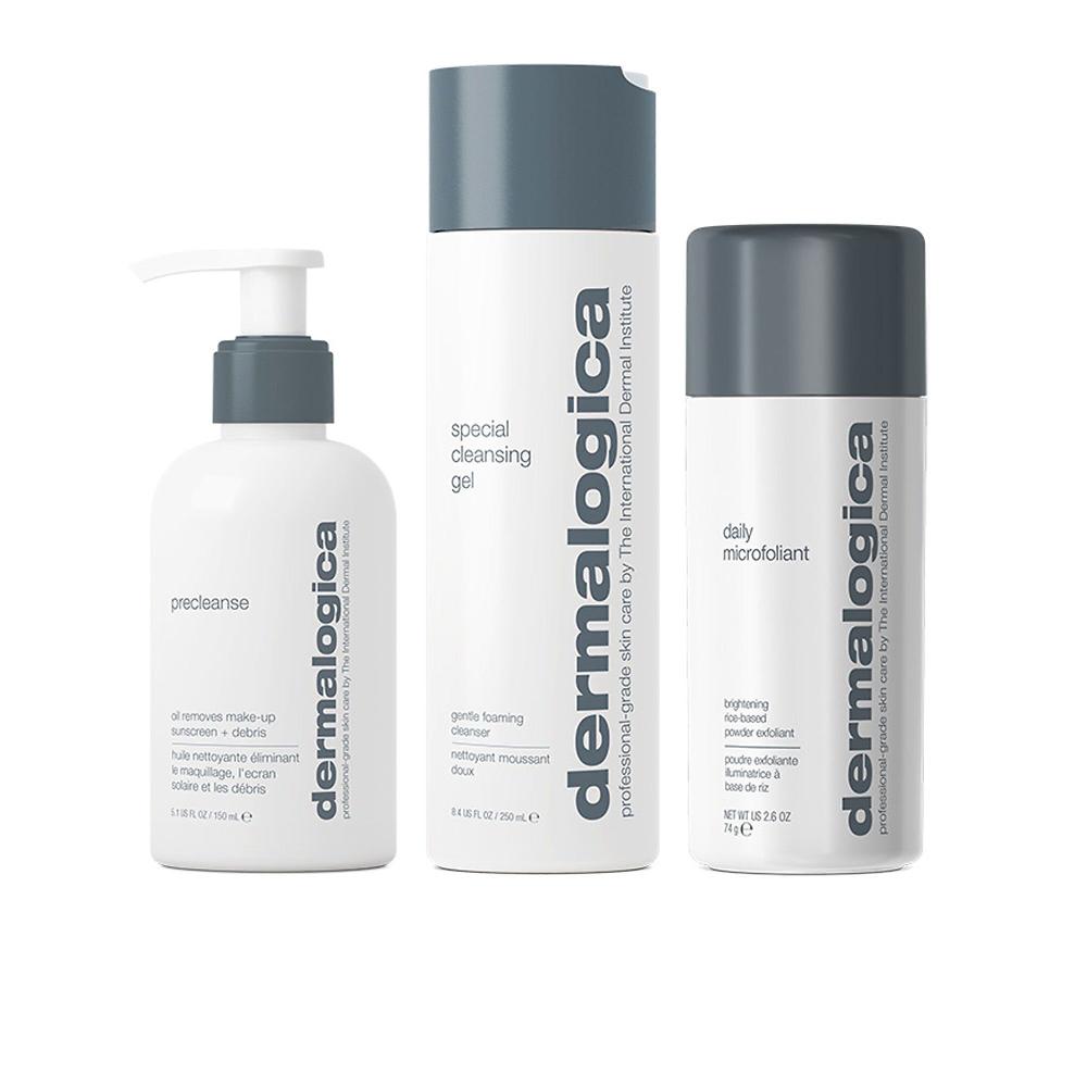 QVC Dermalogica Best Cleanse + Glow Collezione di 3 trattamenti cosmetici Sconti VIP