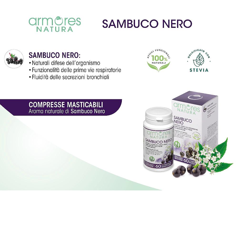 QVC Armores Sambuco Nero integrat. alimentare (2 x 60 compresse) Offerta settimanale