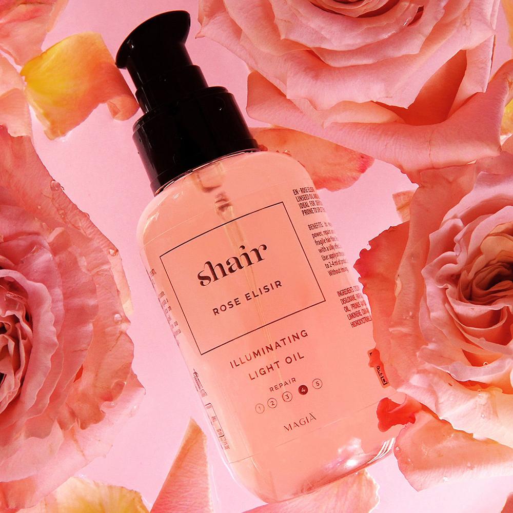 QVC SHAIR Olio per capelli Rose Elixir Ritorno libero