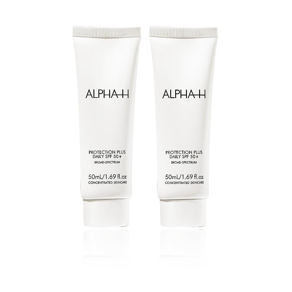 QVC Alpha - H Protection Plus crema viso SPF50+ (2 pz) Sostegno trimestrale