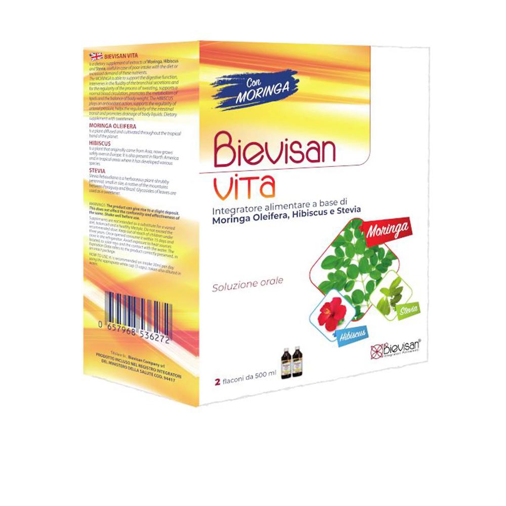 QVC Bievisan Vita 2x500ml int. al. con moringa Trasporto libero internazionale