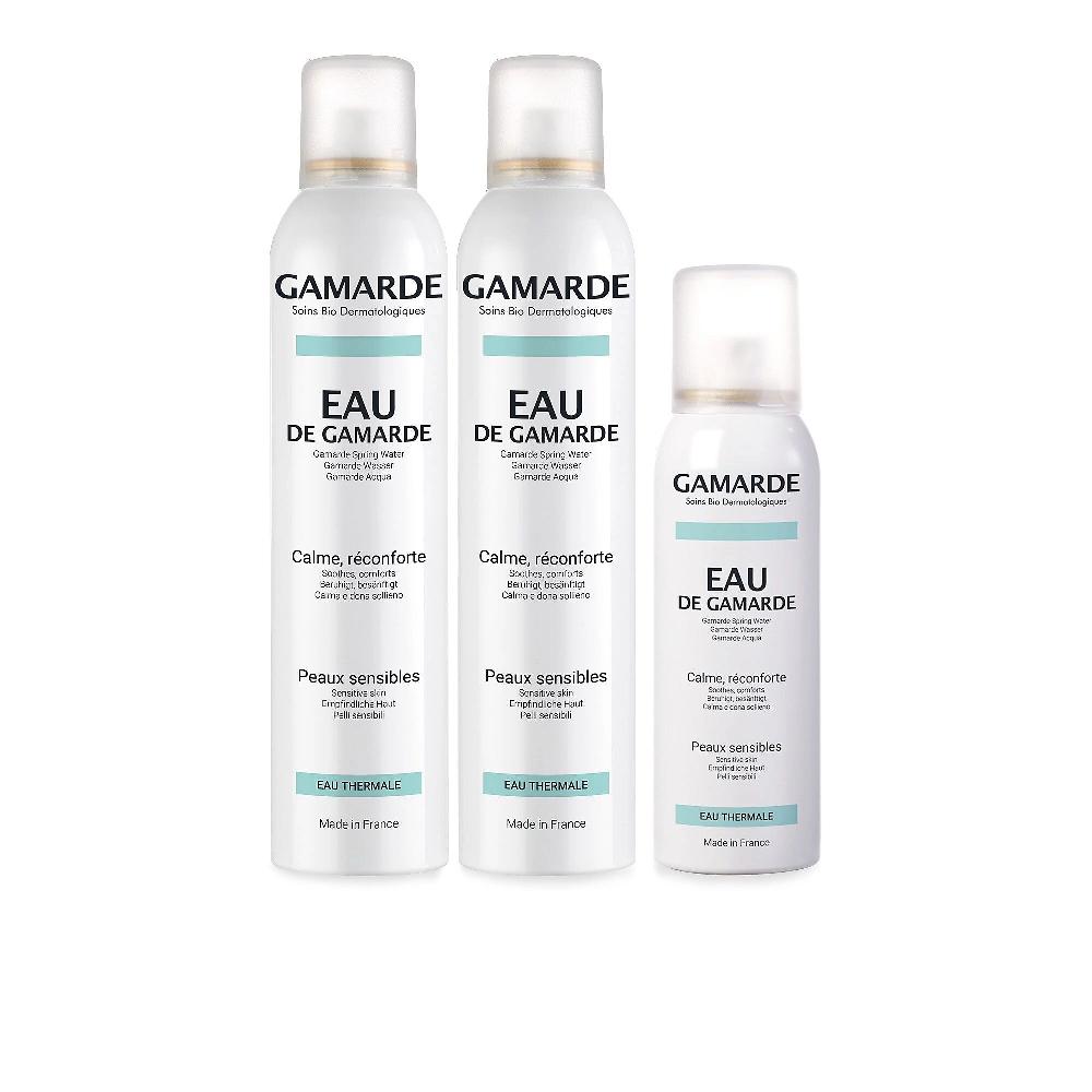 QVC Gamarde Acqua termale spray (2 da 250 ml + 1 da 100 ml) Esporta salva