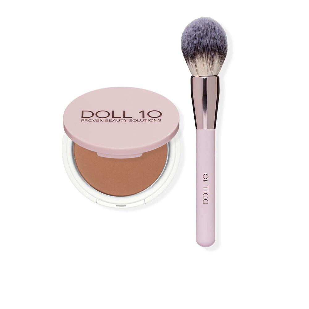 QVC Doll10 Dollskin Cipria in polvere+pennello Spedizione Gratuita