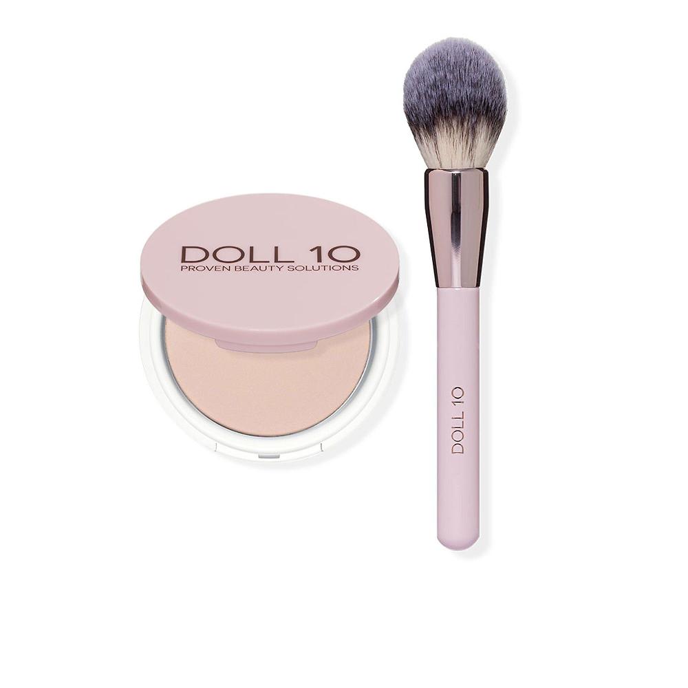 QVC Doll10 Dollskin Cipria in polvere+pennello Spedizione Gratuita