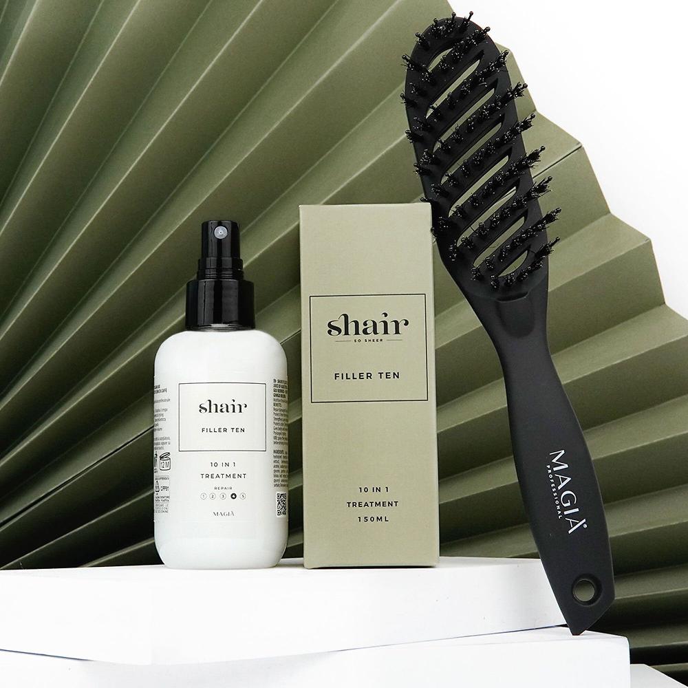 QVC SHAIR Spray per capelli Filler Ten con spazzola Offerta temporanea