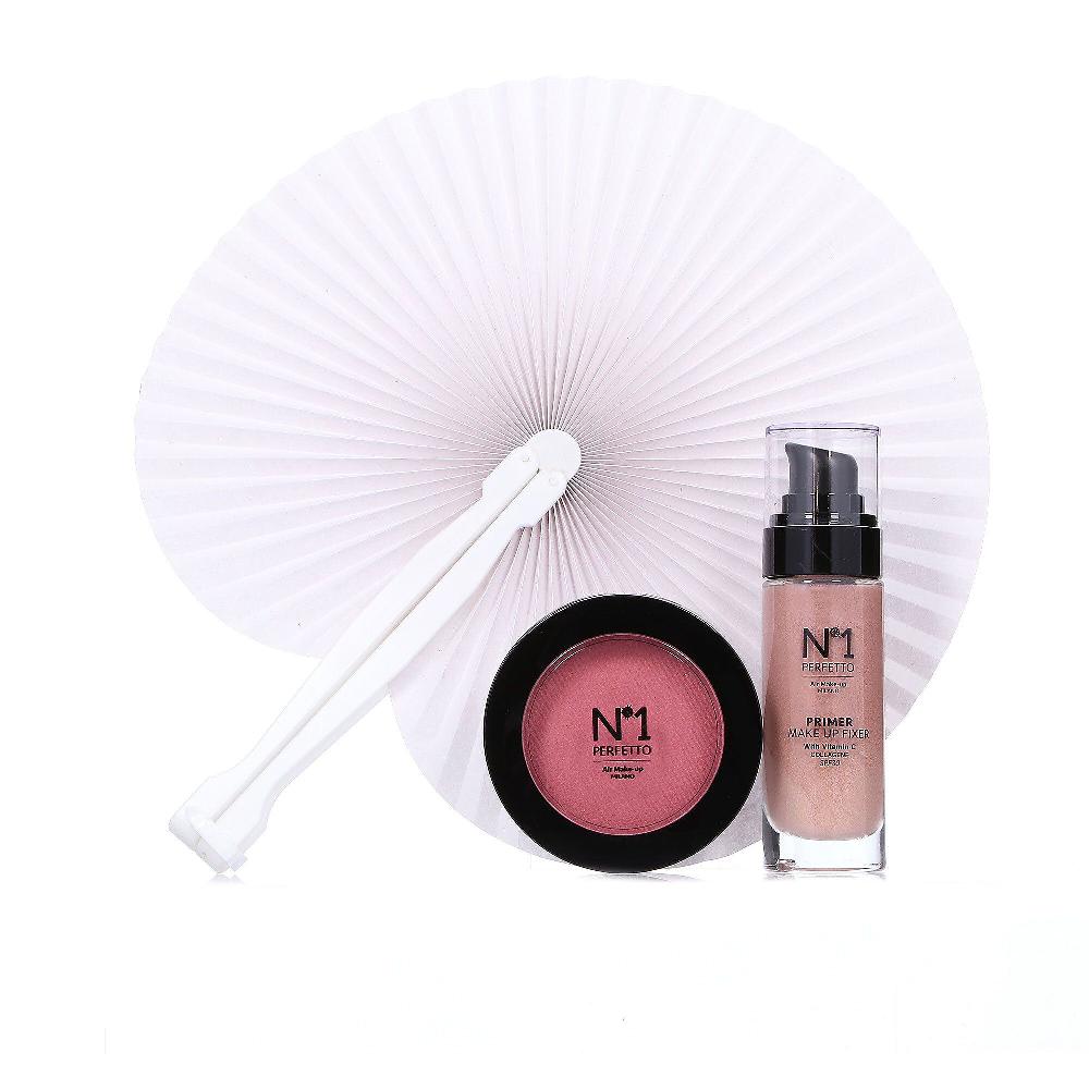 QVC N°1 Perfetto Bronzer Diamond collagen fissante make-up e ventaglio Nuovi prodotti