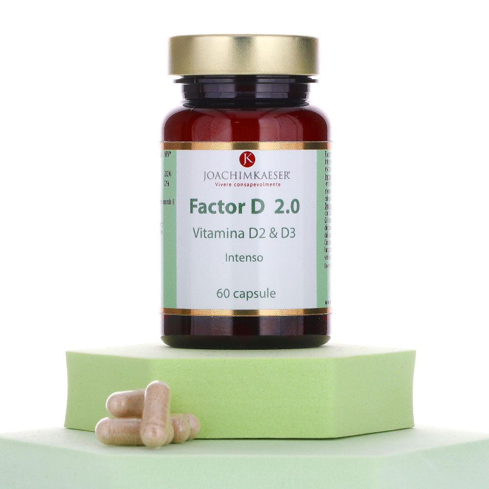 QVC Joachim Kaeser Factor D 2.0 integrat. alimentare con vitamine D2 e D3 Solo un giorno rimasto
