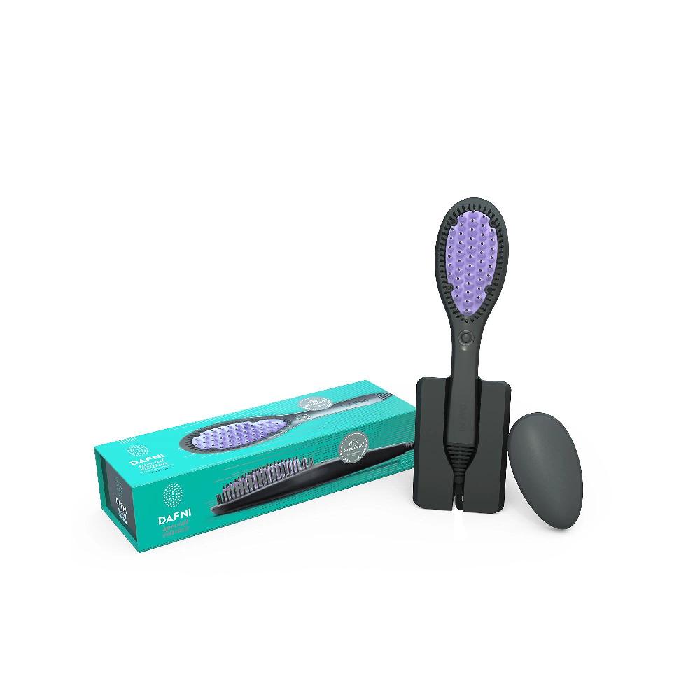 QVC DAFNI Spazzola riscaldata lisciante rivestita in ceramica con supporto Acquista Ora