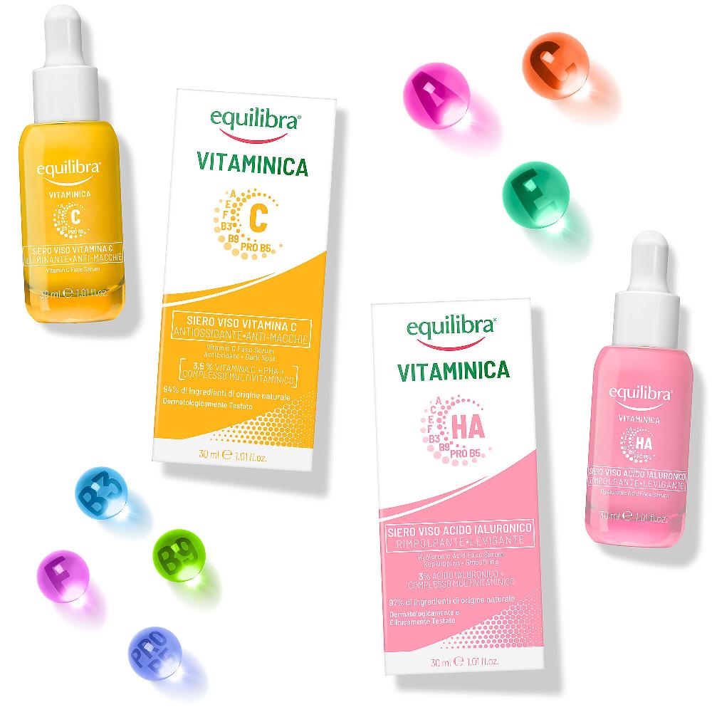 QVC Vitaminica 2 sieri viso anti-age Vitamina C e Acido Ialuronico Offerta natalizia