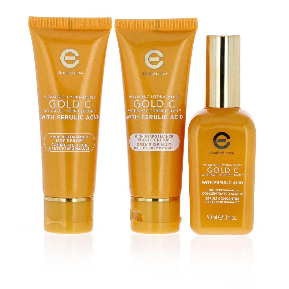 QVC Elizabeth Grant Vitamin C Hydra-Moist Gold 3 prodotti antiage Online Outlet