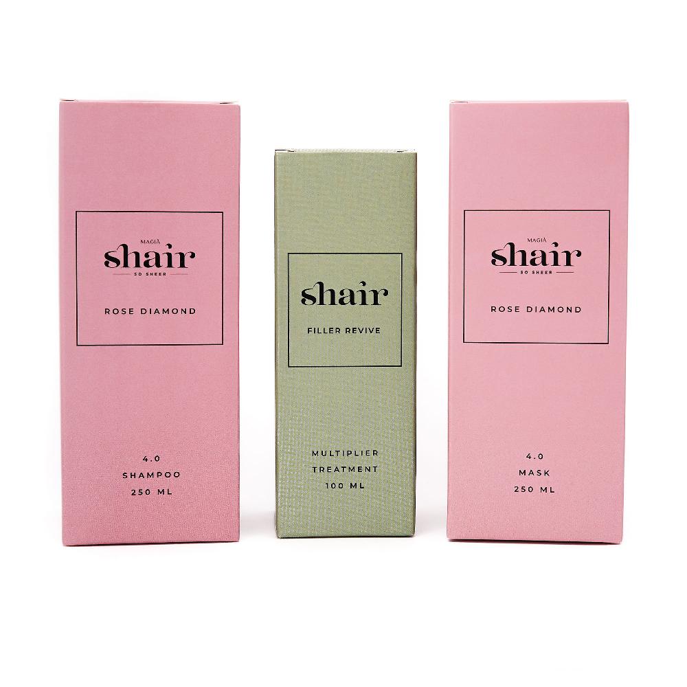 QVC Shair Shampoo e maschera Rose Diamond e filler rigenerante Revive Super Saving Price