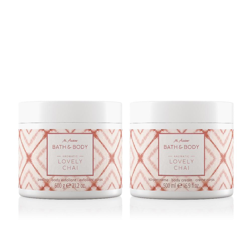 QVC M. Asam Lovely Chai Scrub e crema nutriente corpo Offerta speciale della fabbrica