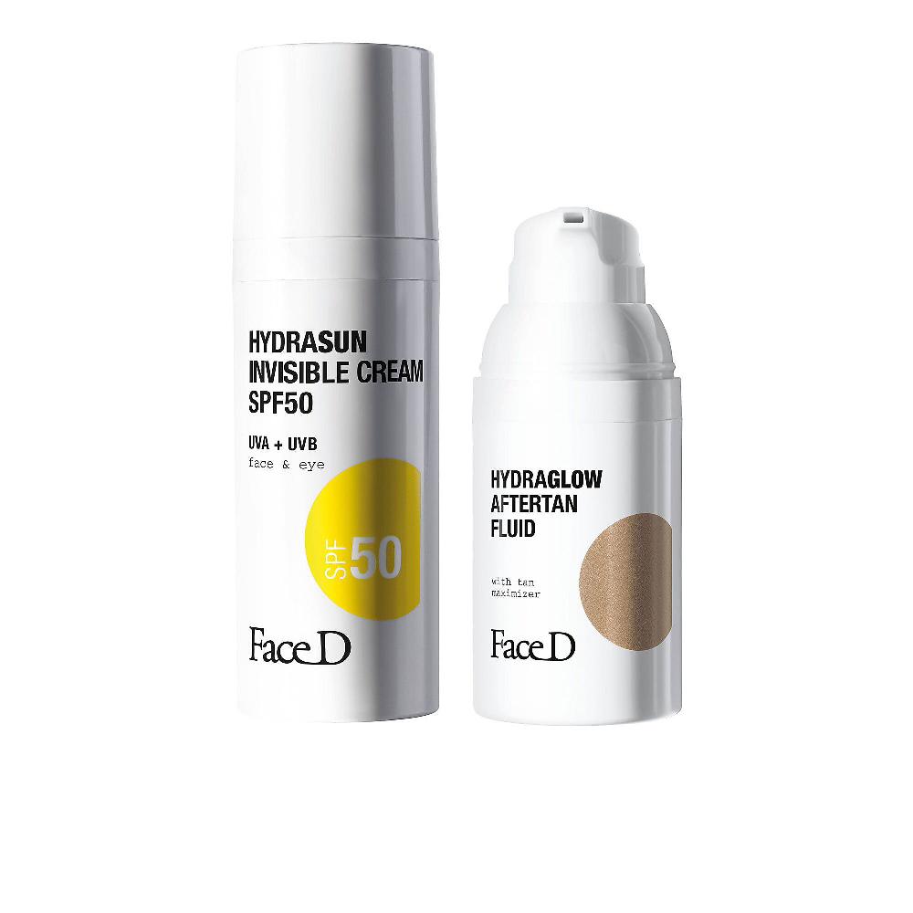 QVC Face-D Protezione solare Invisible Cream SPF50 e doposole Hydraglow 50% di sconto con spedizione gratuita