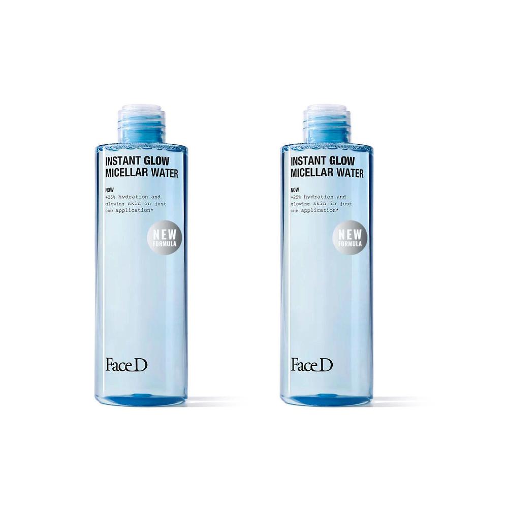 QVC Face-D Istant Glow: 2 acque micellari struccanti e idratanti