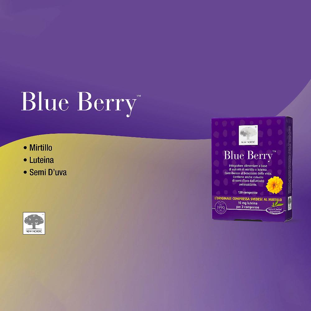 QVC New Nordic Blue Berry benessere vista Integratore alimentare (120cpr) Offerta