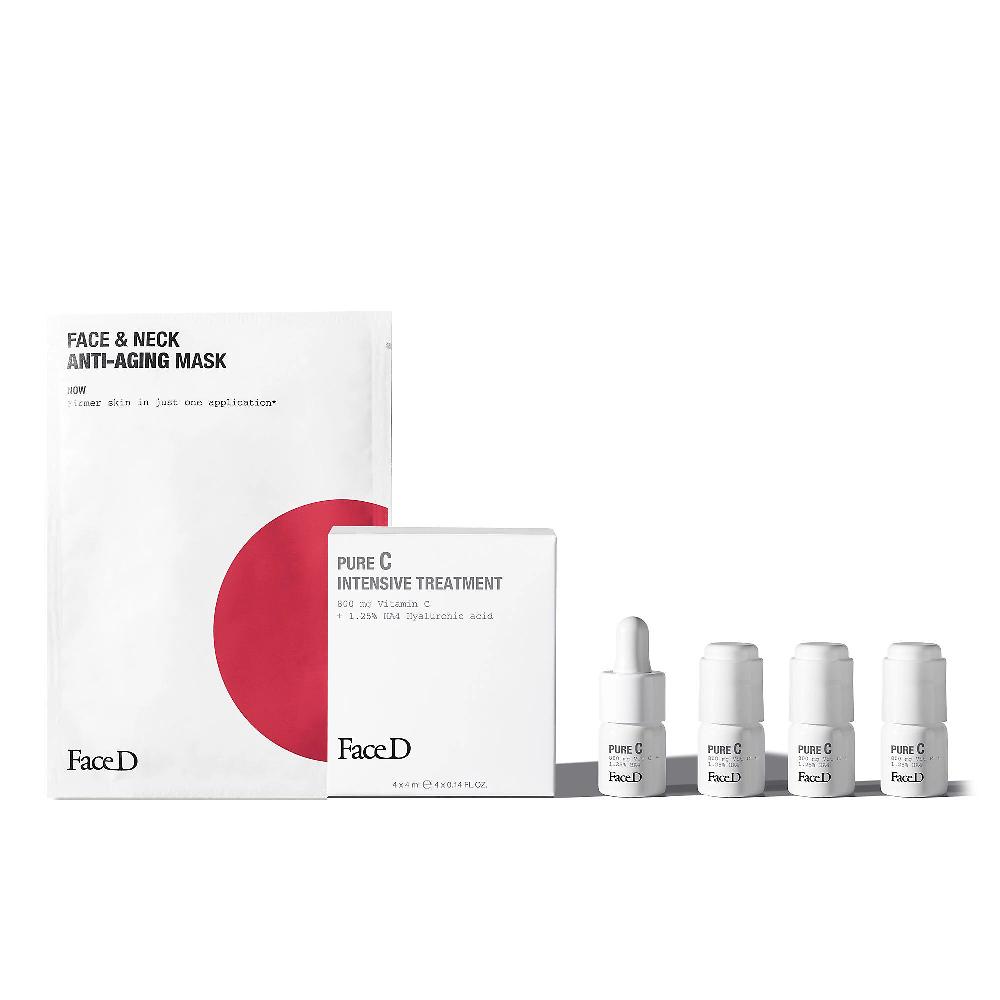 QVC Face-D Trattamento cosmetico Vitamina C e maschera Anti-Rughe Fornitura limitata