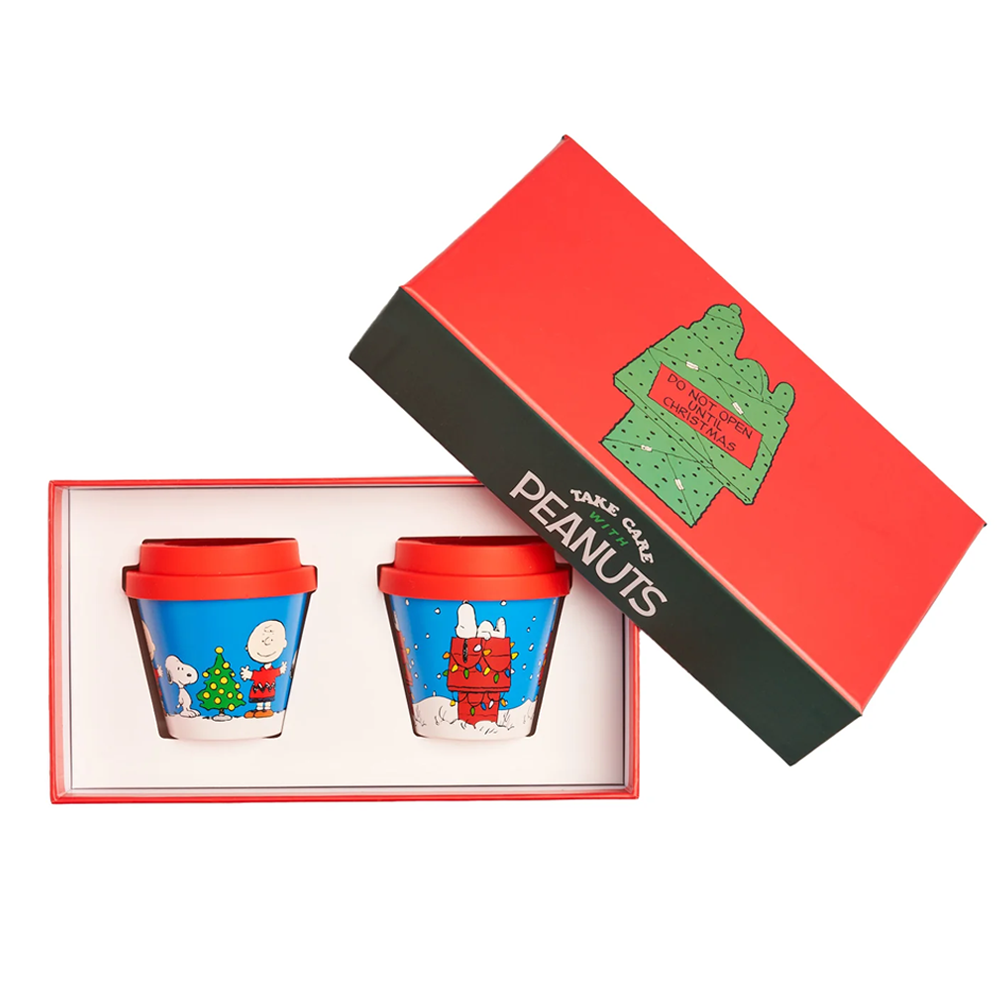 ﻿Sbam Design Set due tazzine espresso Snoopy in Recycled Pet