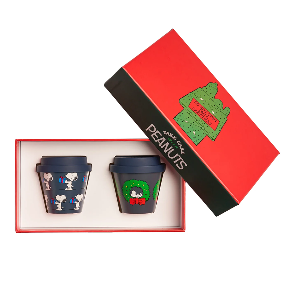 ﻿Sbam Design Set due tazzine espresso Snoopy in Recycled Pet Promozione