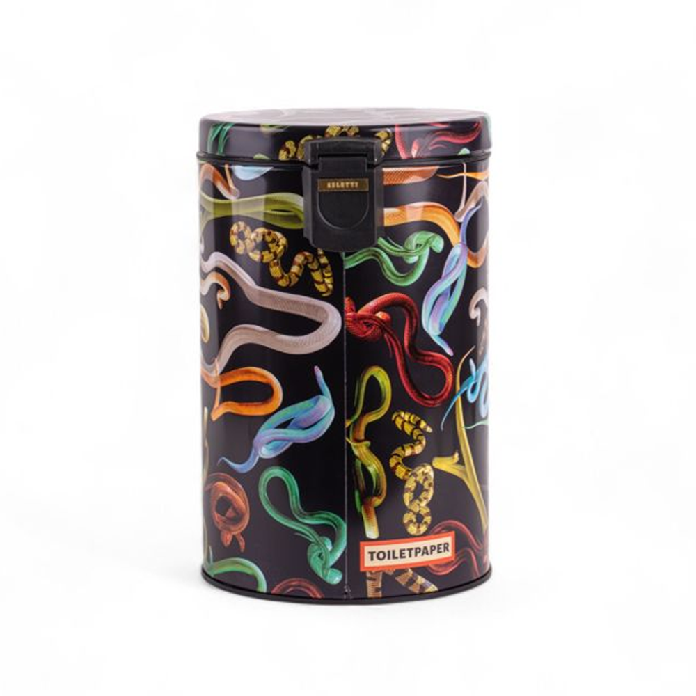 Sbam Design Bidone in metallo 12L – Snakes Promozione Limitata