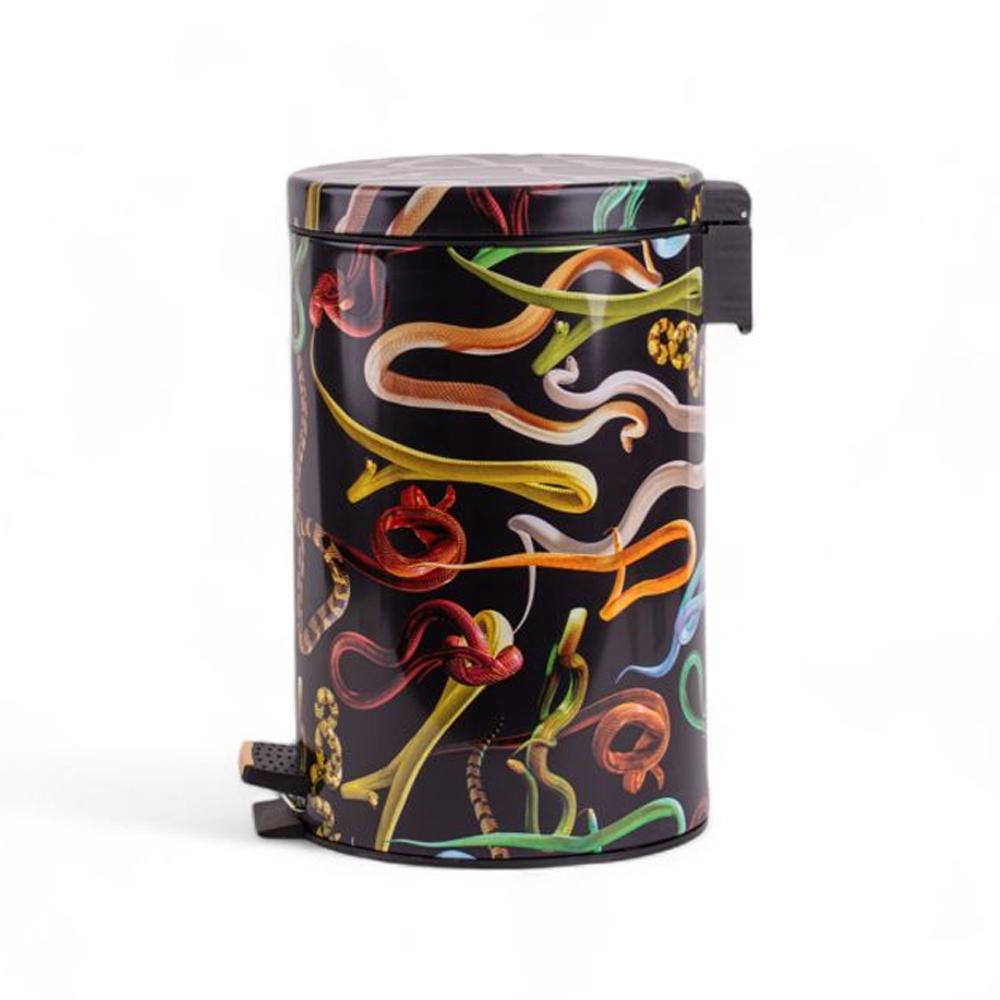Sbam Design Bidone in metallo 12L – Snakes Promozione Limitata