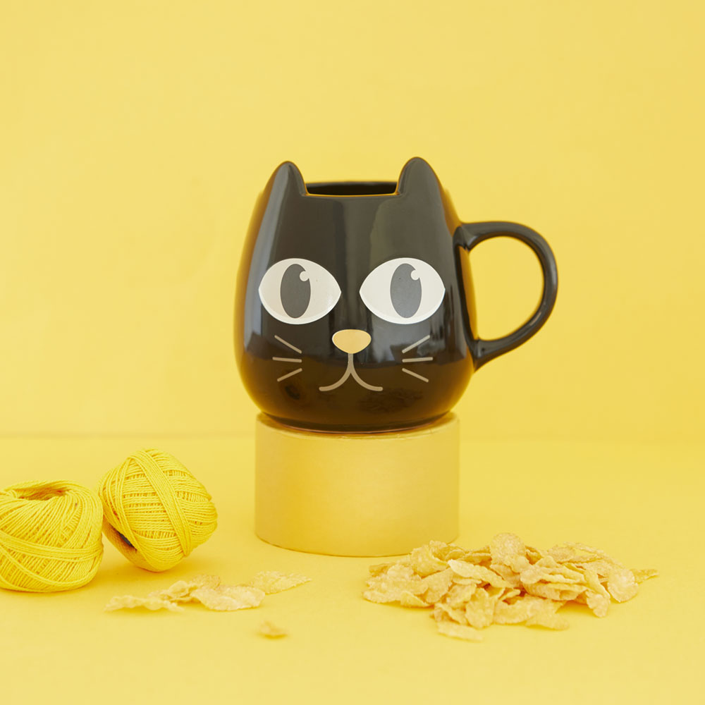 Sbam Design Tazza Magica Gatto nero Vendita Economica