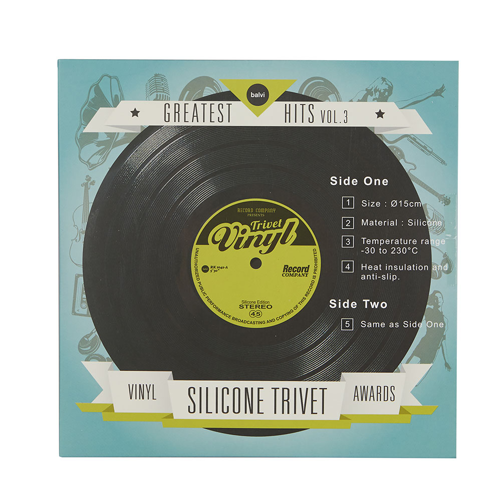 Sbam Design Sottopentola Disco in Vinile I Più Venduti