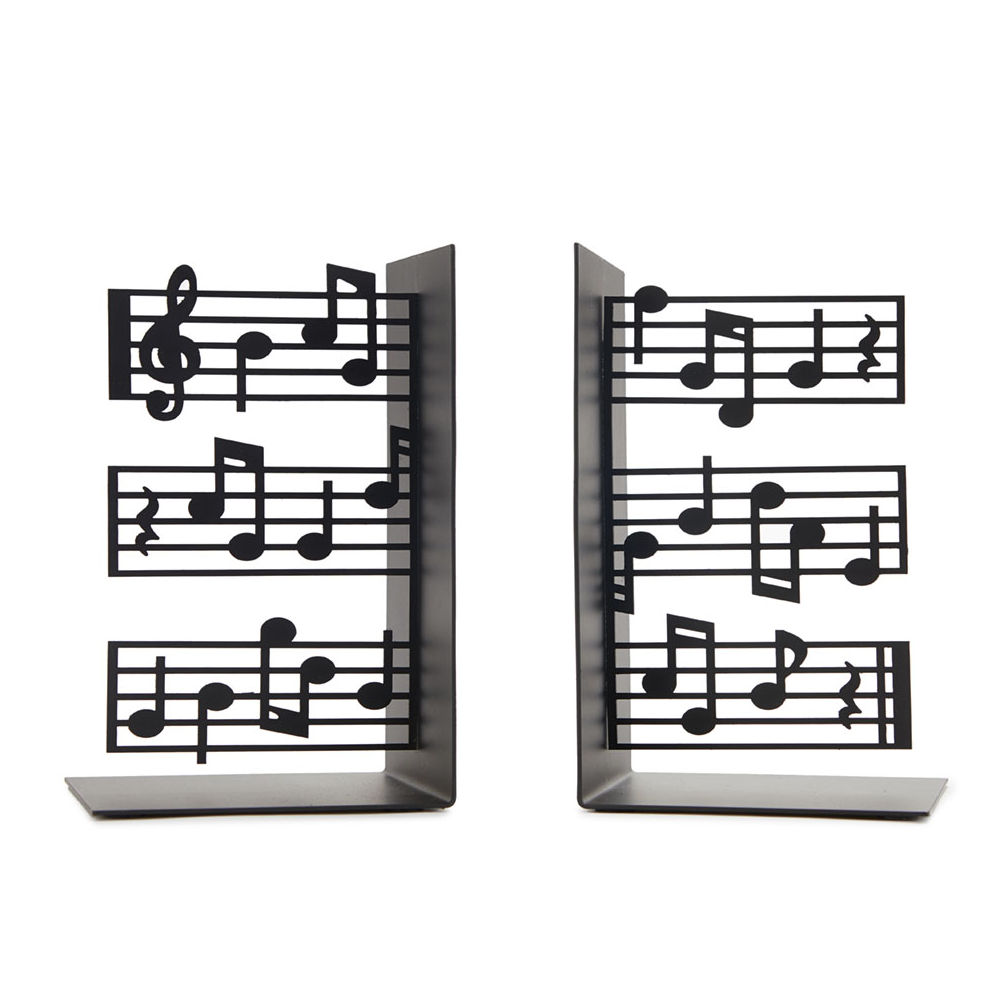 Sbam Design Fermalibri in metallo – Note musicali Sottocosto