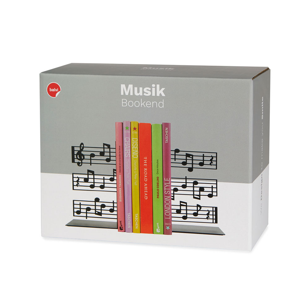 Sbam Design Fermalibri in metallo – Note musicali Sottocosto