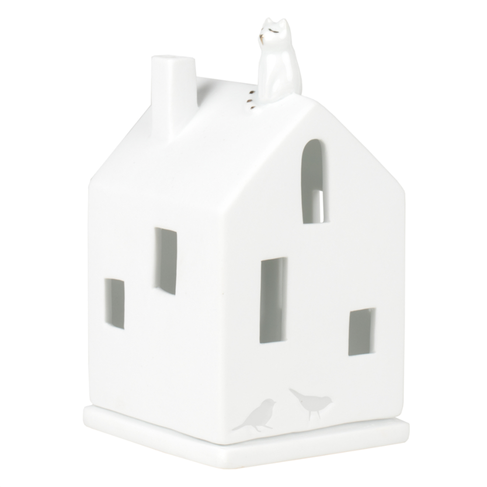 Sbam Design Casetta porta candela – Gatto