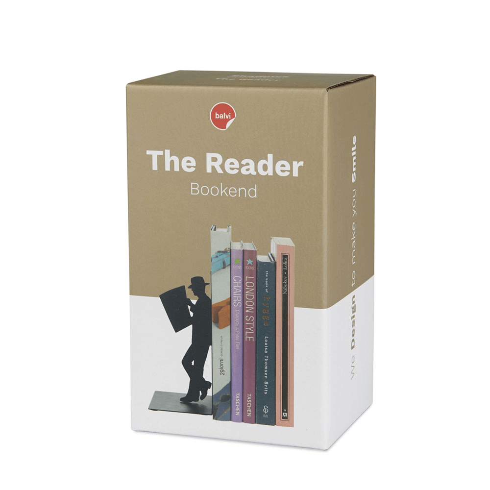 Sbam Design Fermalibri in metallo – The Reader In Vendita