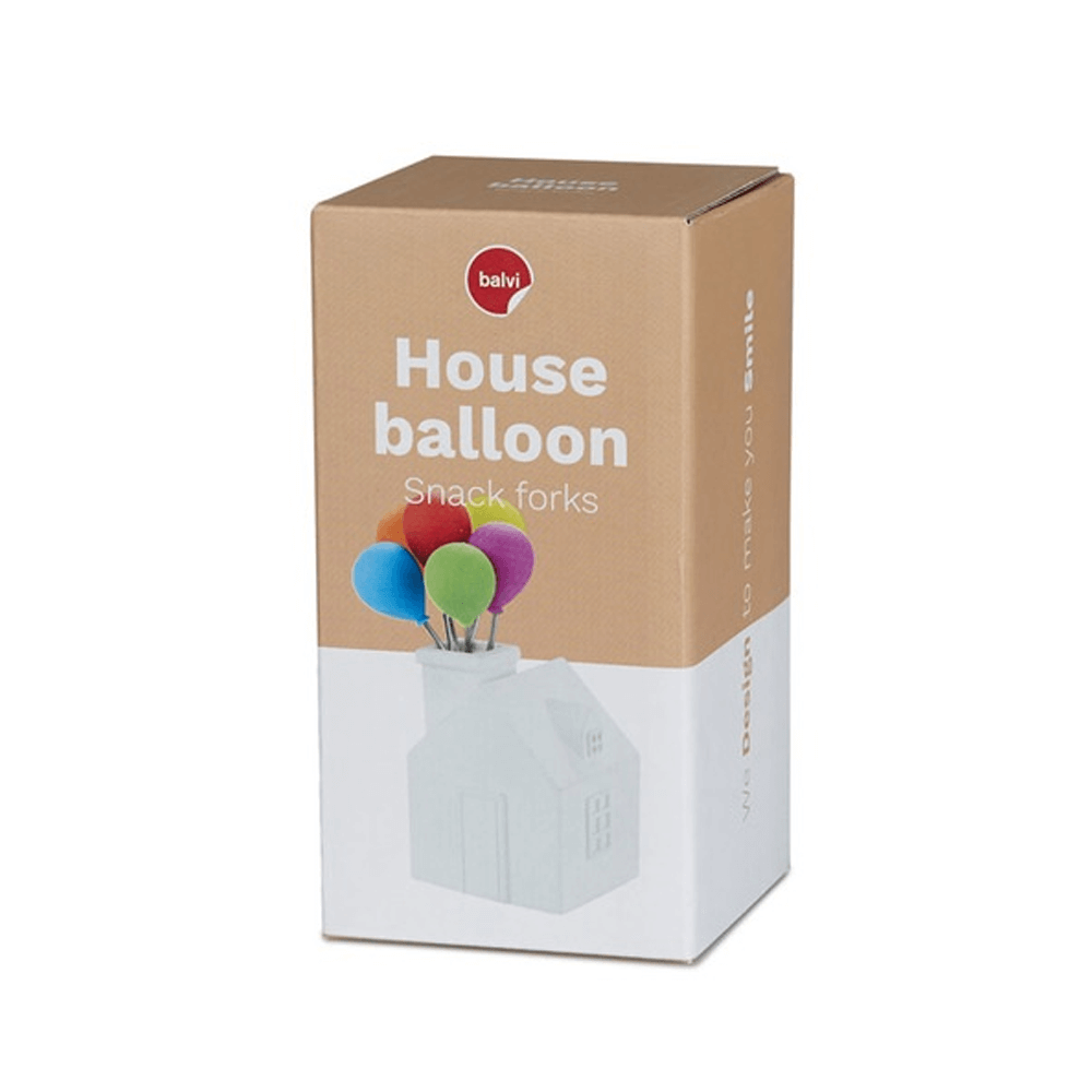Sbam Design Set di 6 forchettine da aperitivo – House balloon Saldi Di Fabbrica