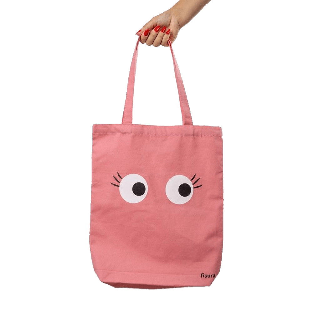 Sbam Design Tote bag in cotone “Eyes” Negozi Online