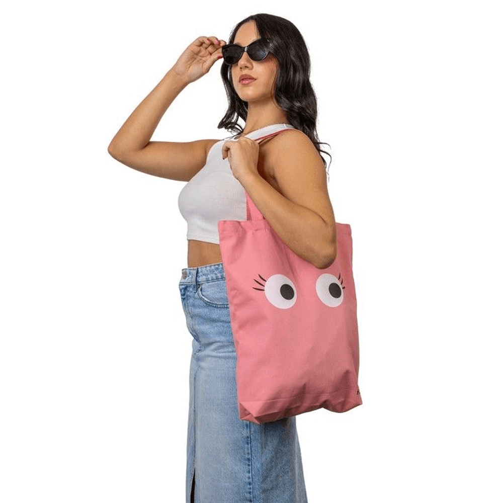 Sbam Design Tote bag in cotone “Eyes” Negozi Online