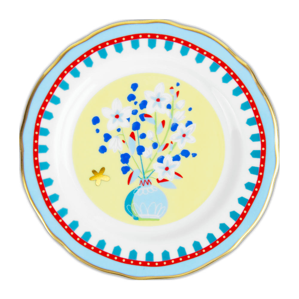 Sbam Design Piattino decorato Ø 16 cm “Mamma Mia” Affare Del Giorno