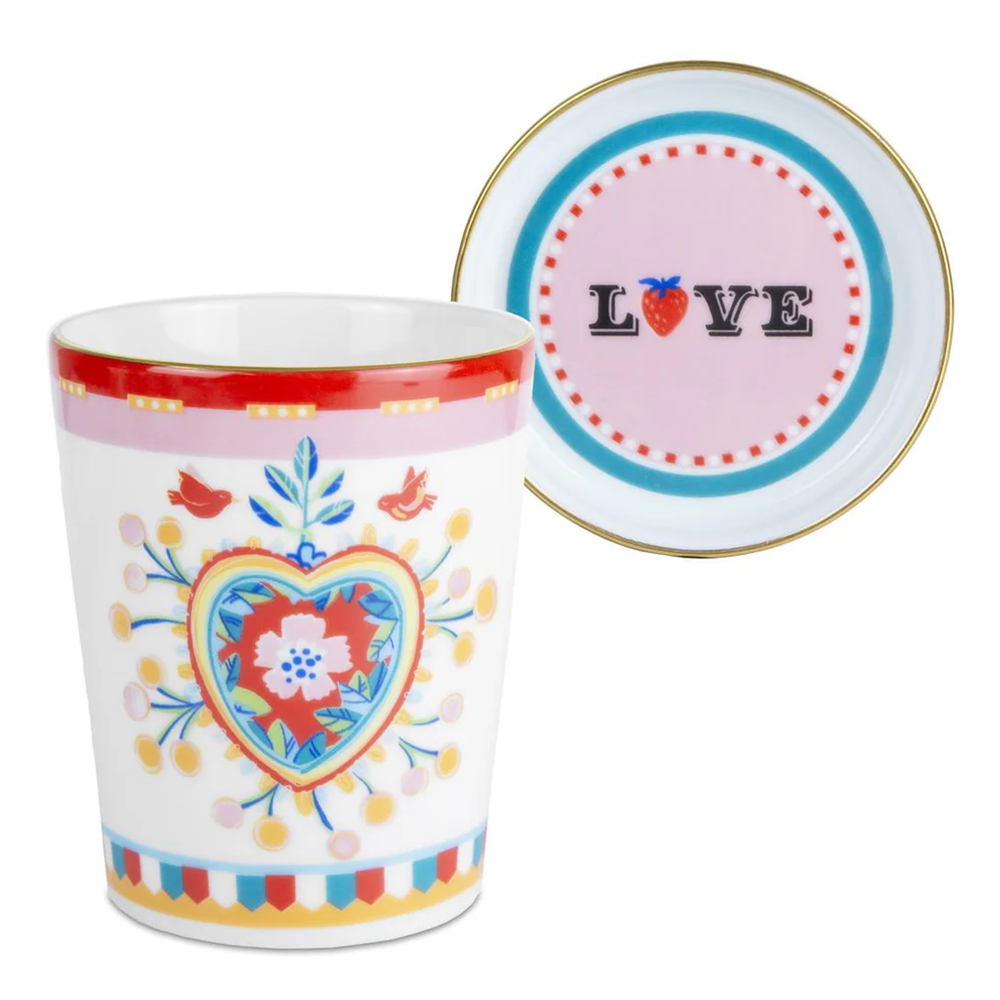 Sbam Design Tazza con piattino/coperchio Prezzo Ridotto
