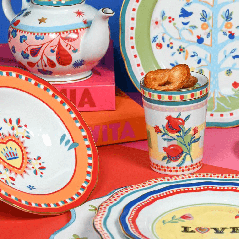 Sbam Design Tazza con piattino/coperchio Prezzo Ridotto