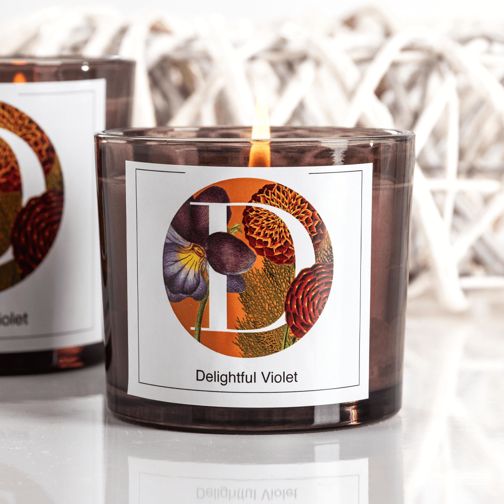 Sbam Design Candela profumata -D – Delightful Violet Convenienza
